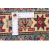 Tappeto Kazak Fine Pakistan 79x243 Verde Polver