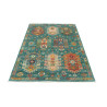 Tappeto Tribal Pakistan 126x189 Turchese Rosso