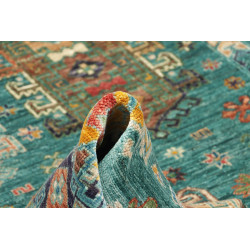 Tappeto Tribal Pakistan 126x189 Turchese Rosso