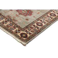 Rug Kazak Fine Pakistan 83x578 Grey Beige Terra