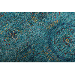 Tappeto Mamlouk Pakistan 123x178 Turchese Blu