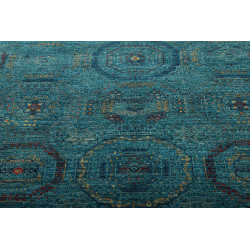Tappeto Mamlouk Pakistan 123x178 Turchese Blu