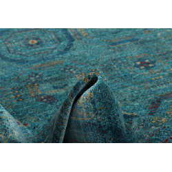 Tappeto Mamlouk Pakistan 123x178 Turchese Blu