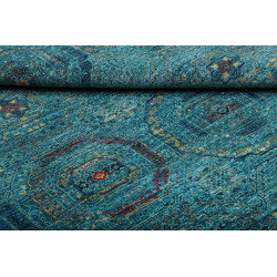 Tappeto Mamlouk Pakistan 123x178 Turchese Blu