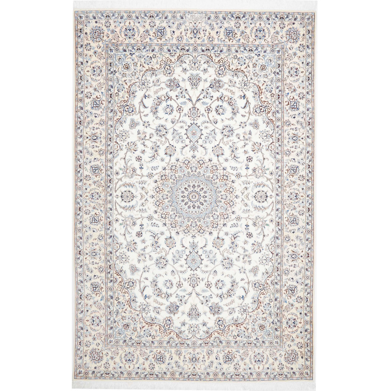 Tappeto Nain 6la Persia 153x237 Bianco Crema Bl