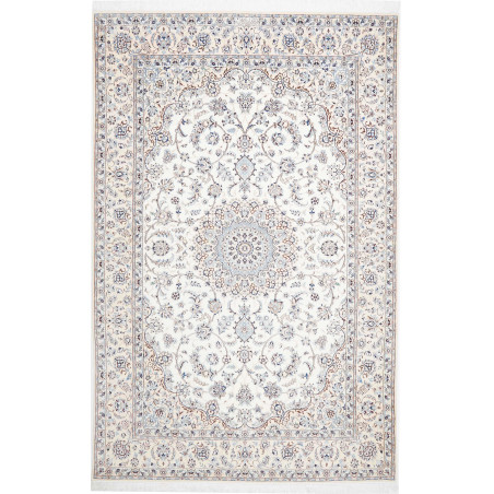 Tappeto Nain 6la Persia 153x237 Bianco Crema Bl