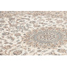 Tappeto Nain 6la Persia 153x237 Bianco Crema Bl