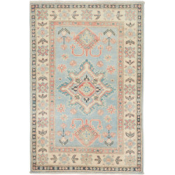 Tappeto Kazak Afghanistan 82x122 Azzurro Tenue