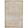 Tappeto Kazak Afghanistan 82x122 Azzurro Tenue