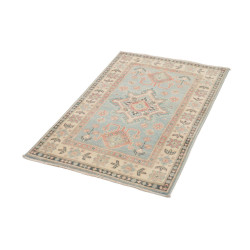 Tappeto Kazak Afghanistan 82x122 Azzurro Tenue
