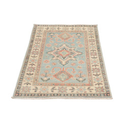 Tappeto Kazak Afghanistan 82x122 Azzurro Tenue