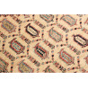 Rug Kazak Fine Pakistan 206x299 Cream Red Blue