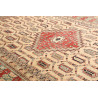 Rug Kazak Fine Pakistan 206x299 Cream Red Blue