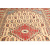 Rug Kazak Fine Pakistan 206x299 Cream Red Blue