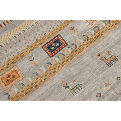 Tappeto Siva Pakistan 251x347 Grigio Salvia Ara