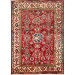 Rug Kazak Fine Pakistan 182x253 Burgundy Red Be