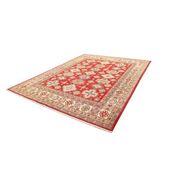 Tappeto Kazak Pakistan 241x302 Rosso Crema Blu