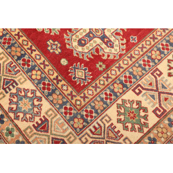 Tappeto Kazak Pakistan 241x302 Rosso Crema Blu