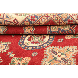 Tappeto Kazak Pakistan 241x302 Rosso Crema Blu