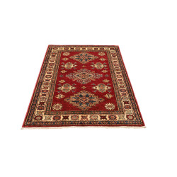 Rug Kazak Fine Pakistan 98x139 Scarlet Red Deep