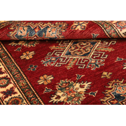 Rug Kazak Fine Pakistan 98x139 Scarlet Red Deep