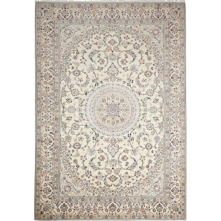 Nain 9la 204x298 Cm Nain 9la, Persia, Hand-carded Wool And