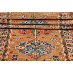 Rug Kazak Fine Pakistan 80x255 Gold Terracotta