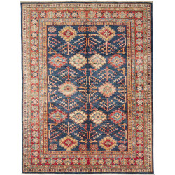 Rug Kazak Fine Pakistan 153x198 Deep Blue Rusty