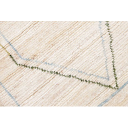 Tappeto Gabbeh Marrakech Pakistan 83x375 Bianco