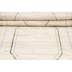 Tappeto Gabbeh Marrakech Pakistan 83x375 Bianco
