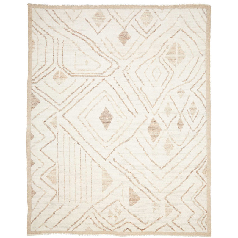 Tappeto Gabbeh Marrakech Pakistan 244x306 Bianc