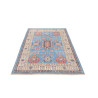 Tappeto Kazak Afghanistan 122x179 Azzurro Cielo