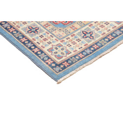 Tappeto Kazak Afghanistan 122x179 Azzurro Cielo