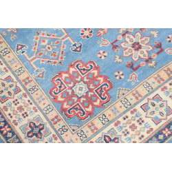 Tappeto Kazak Afghanistan 122x179 Azzurro Cielo