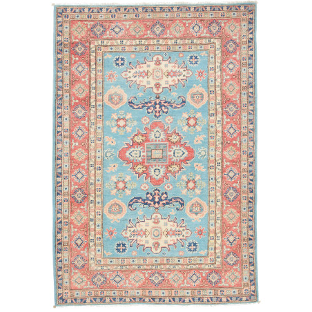 Tappeto Kazak Afghanistan 121x178 Turchese Cora