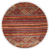Tappeto Samarkand Pakistan 143x143 Rosso Bordea