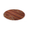 Tappeto Samarkand Pakistan 143x143 Rosso Bordea