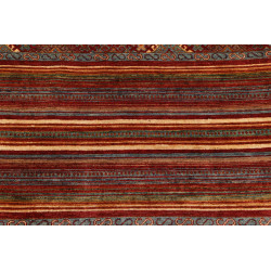 Tappeto Samarkand Pakistan 143x143 Rosso Bordea