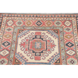 Tappeto Kazak Afghanistan 86x400 Crema Terracot