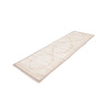 Tappeto Gabbeh Marrakech Pakistan 84x251 Bianco
