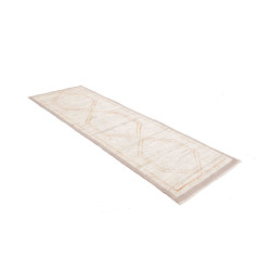 Tappeto Gabbeh Marrakech Pakistan 84x251 Bianco