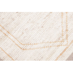 Tappeto Gabbeh Marrakech Pakistan 84x251 Bianco