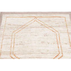 Tappeto Gabbeh Marrakech Pakistan 84x251 Bianco