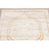 Tappeto Gabbeh Marrakech Pakistan 84x251 Bianco