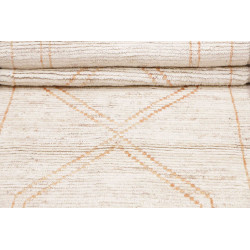Tappeto Gabbeh Marrakech Pakistan 84x251 Bianco