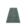 Tappeto Mamlouk Pakistan 79x208 Blu Petrolio Or