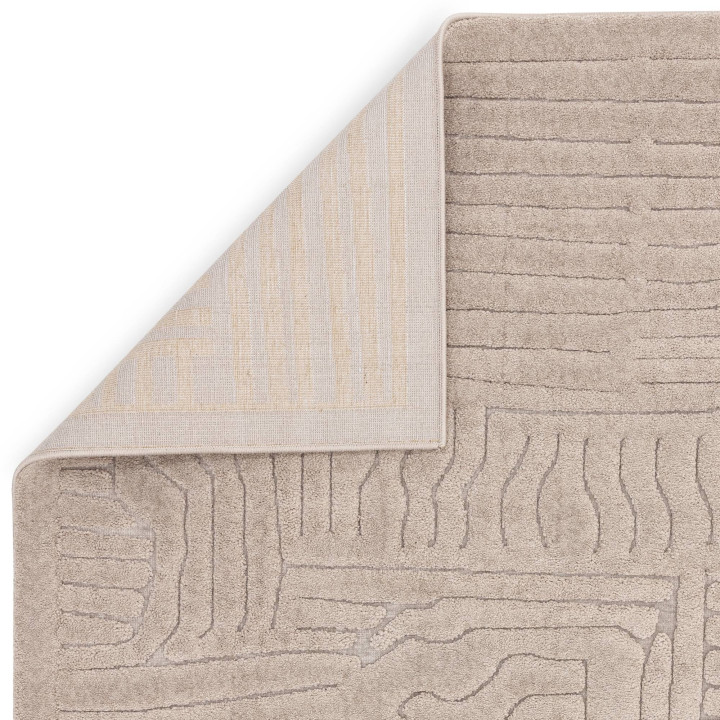 Rug Valley geometric beige taupe 120x170 cm