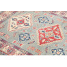 Tappeto Kazak Afghanistan 100x149 Blu Cielo Ros