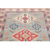 Tappeto Kazak Afghanistan 100x149 Blu Cielo Ros