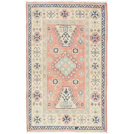 Tappeto Kazak Afghanistan 79x131 Corallo Tenue